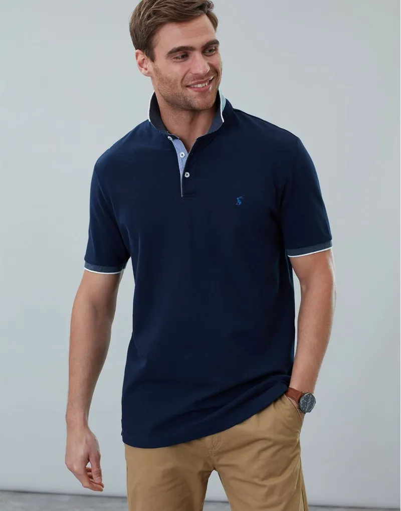 Joules Hanfield French Navy Polo Shirt